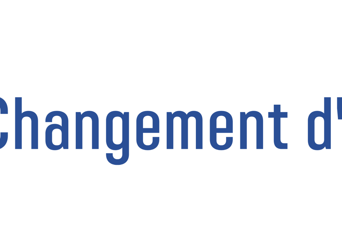 Changement d'adresse