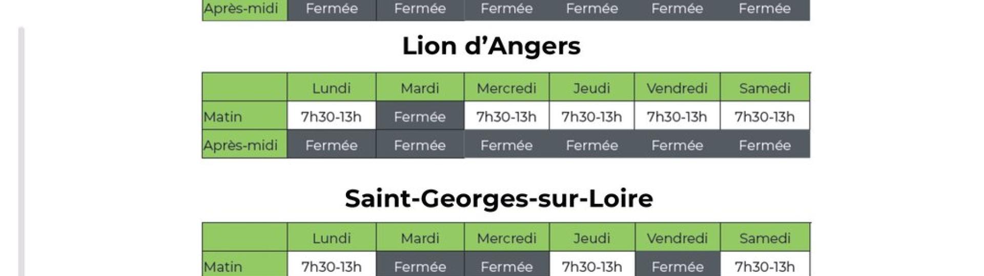 Déchèteries : Horaires fortes chaleurs - Prolongation Déchèteries : Horaires fortes chaleurs - Prolongation