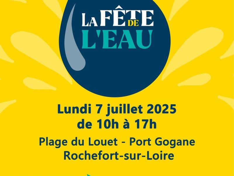 Animation Estivale Fête de l'eau SAUR & Syndicat d'Eau de l'Anjou - LUNDI 7 JUILLET 2025 - Rochefort-sur-Loire