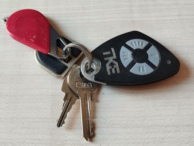 Objet trouvé: Trousseau de clés