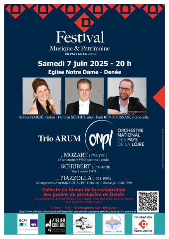 concert du trio Arum (Orchestre National des Pays de la Loire) concert du trio Arum (Orchestre National des Pays de la Loire)