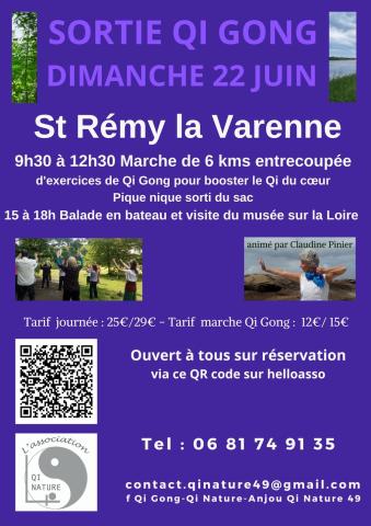 Journée Détente qi gong et bateau sur la Loire à St Rémy la Varenne Journée Détente qi gong et bateau sur la Loire à St Rémy la Varenne